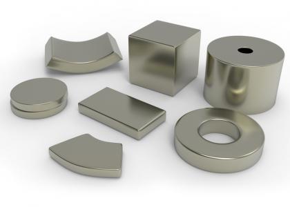 These are often ceramic or ferrite magnets of which can be made in various shapes and sizes using sintering or casting for various applications.